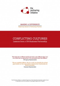 Conflicting Cultures : Lessons from a UN Business Partnership
