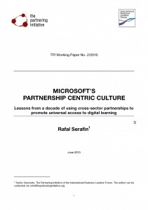 Microsoft's Partnership Centric Culture